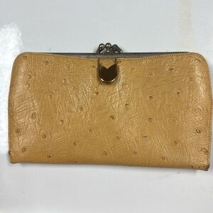 Bond Street Original Tan Yellow Leather
Ladies Wallet Vintage